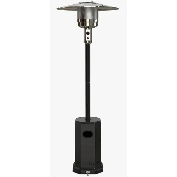 פטריית חימום גז אפולו שחור מט - HSS-A-PC APOLLO