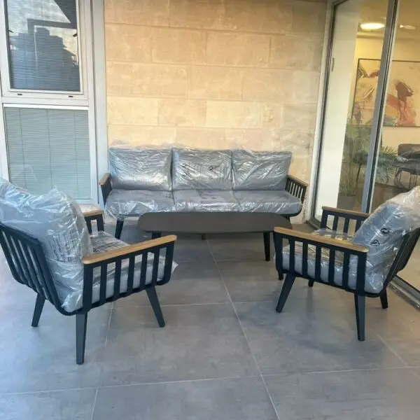 מערכת ישיבה תלת מושבית דגם "פלרמו"