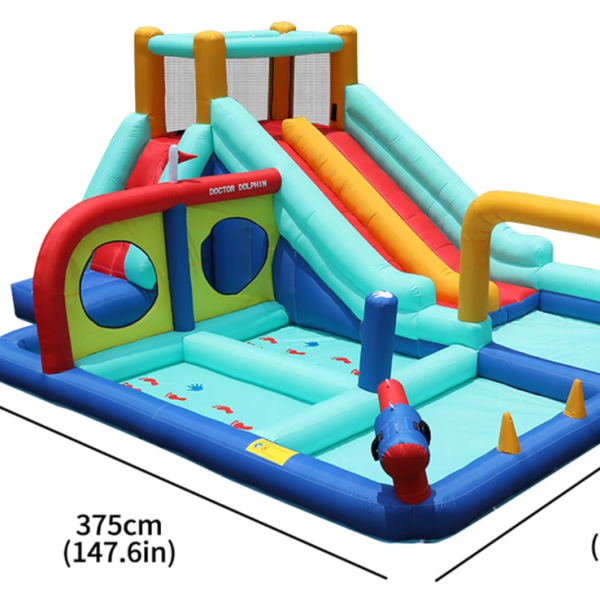 מתקן מתנפח עם מגלשה דגם DD-73027 מבית Doctor Dolphin