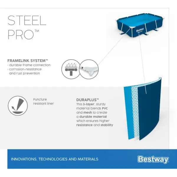 ‏בריכת עמודים 56403 259X170X61 BESTWAY ס"מ