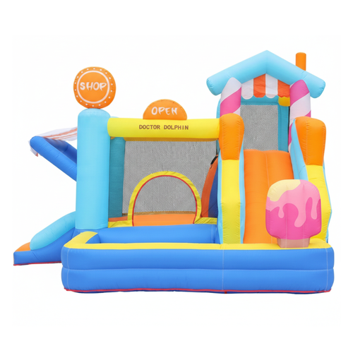 מתקן מתנפח עם מגלשה דגם DD-73072T מבית Doctor Dolphin