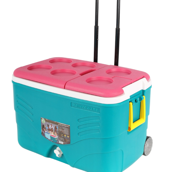 צידנית קשיחה טרולית בנפח 60 ליטר