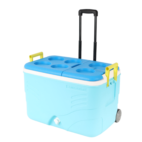 צידנית קשיחה טרולית בנפח 60 ליטר