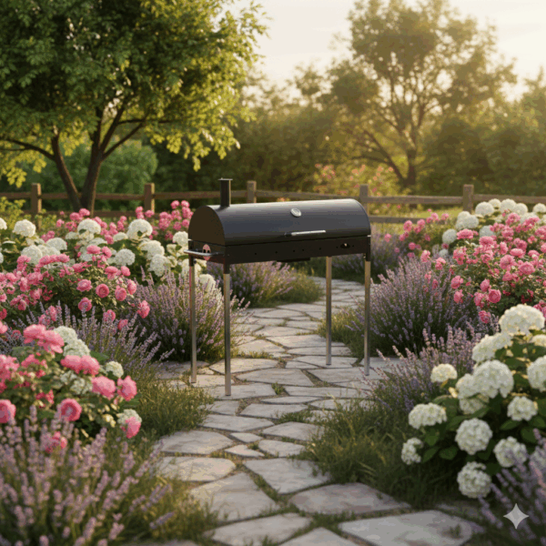 מנגל פחמים מעשנה דגם "אינדיאן"