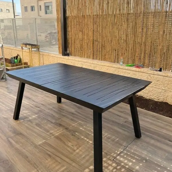 שולחן אלומיניום 172 נפתח ל-243 רגלי אלכסון
