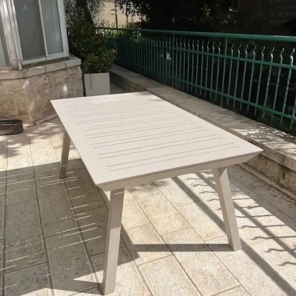 שולחן אלומיניום 172 נפתח ל-243 רגלי אלכסון