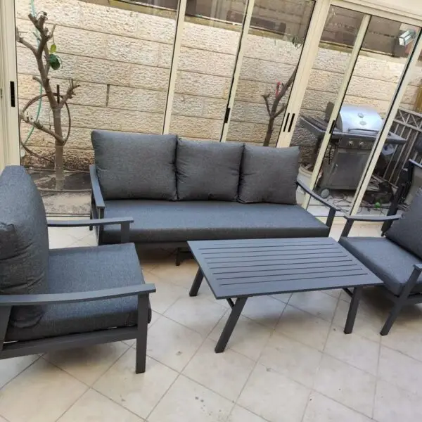 מערכת ישיבה תלת מאלומיניום דגם לאוס