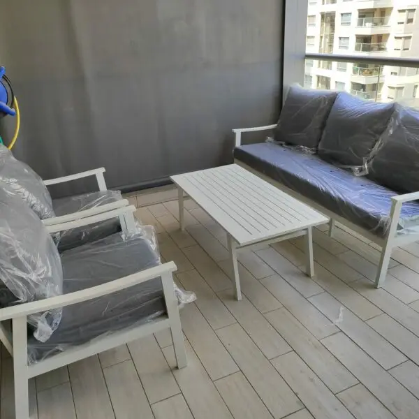 מערכת ישיבה תלת מאלומיניום דגם לאוס