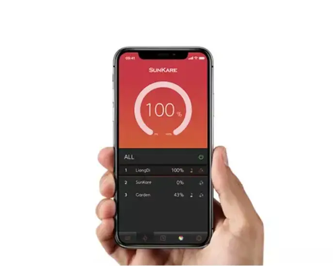 מקרן חום פרימיום במראה זכוכית שחורה אלגנטי 3000W – CAESAR Solarium CB3 – תמונה 7