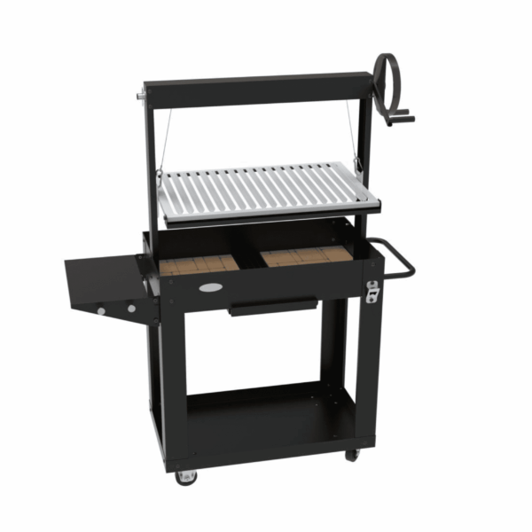 גריל מקצועי בשילוב מתקן הרמה ואבנים דגם "SANTA MARIA"