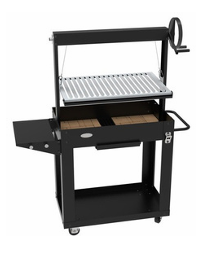 גריל מקצועי בשילוב מתקן הרמה ואבנים דגם "SANTA MARIA"