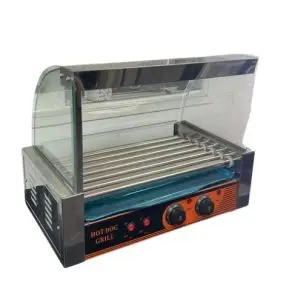 מכונת נקניקיות 12 רולים+וטרינה +דלתות