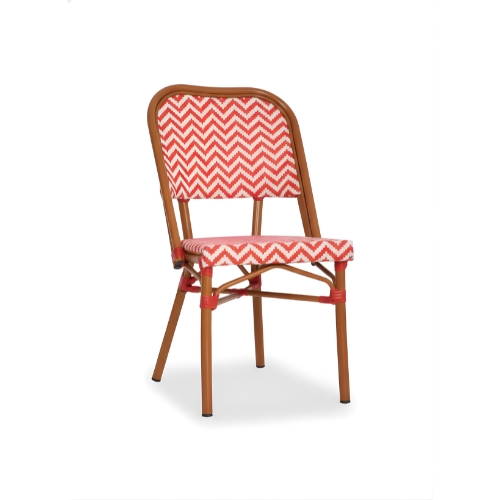 כסא אלומיניום למסעדות דגם "לנוקס" במגוון צבעים