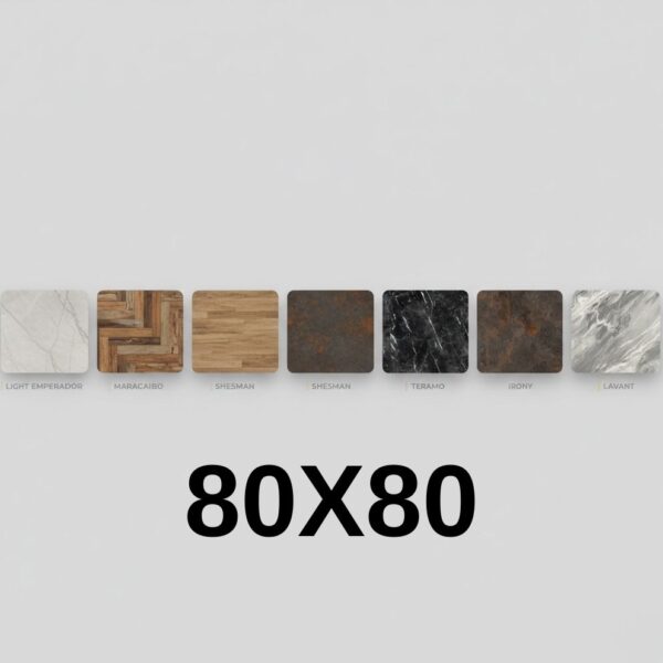 פלטת ורצליט מרובעת 80*80 במגוון דגמים