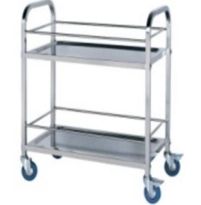 עגלת שירות מנירוסטה 2 קומות