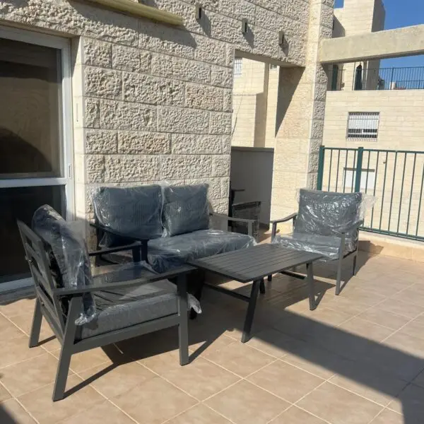 מערכת ישיבה זוגית מאלומיניום דגם לאוס