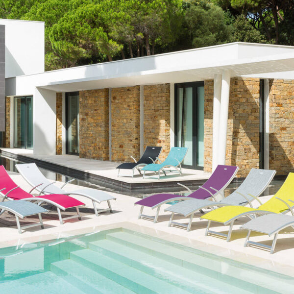 מיטת שיזוף אלומיניום דגם SAMBA