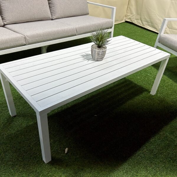 מערכת ישיבה תלת מושבית מאלומיניום דגם זנזיבר