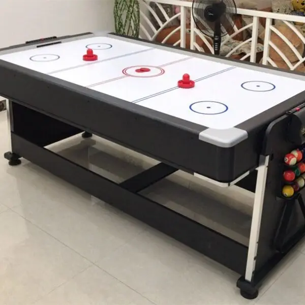 שולחן סנוקר מקצועי משולב 4 ב-1 בגודל 6 פיט