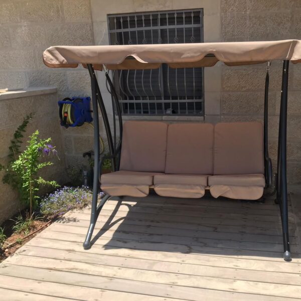 נדנדה תלת מושבית לגינה דגם "ELENA"