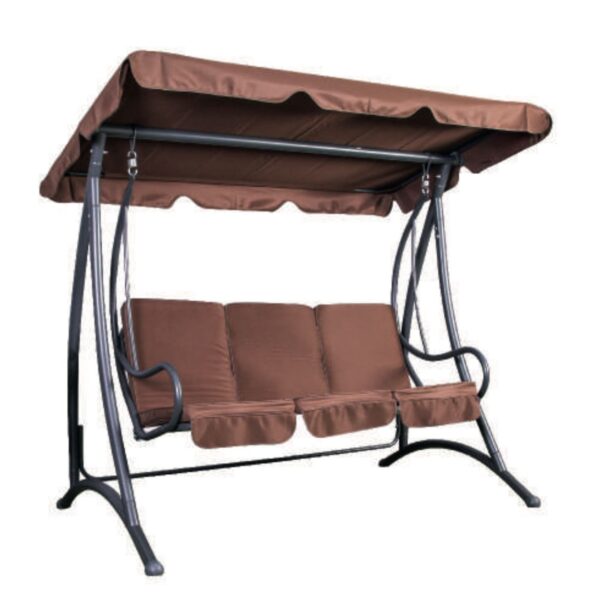 נדנדה תלת מושבית לגינה דגם "ELENA"