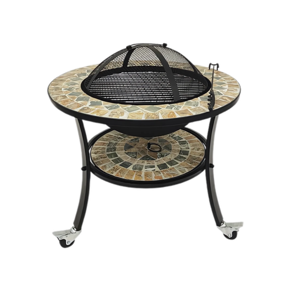 גריל ‏פחמים FP-R מנגל שולחני עגול ‏אביגיל