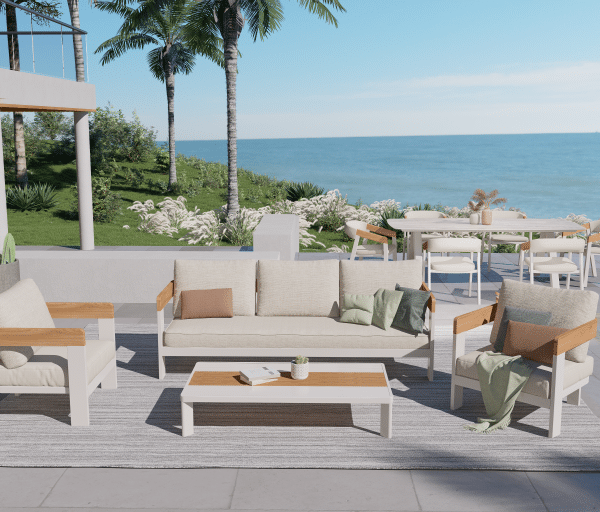 פינת ישיבה תלת מושבית יוקרתית דגם "סולינה"