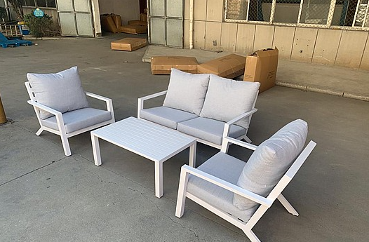 פינת ישיבה אלומיניום דו מושבית דגם "זנזיבר"