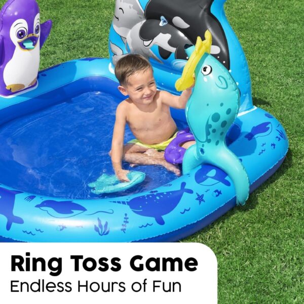 בריכת פעילות דגם דולפינים ופינגווינים  53156 BESTWAY