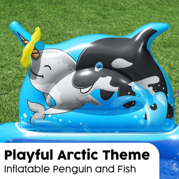 בריכת פעילות דגם דולפינים ופינגווינים  53156 BESTWAY