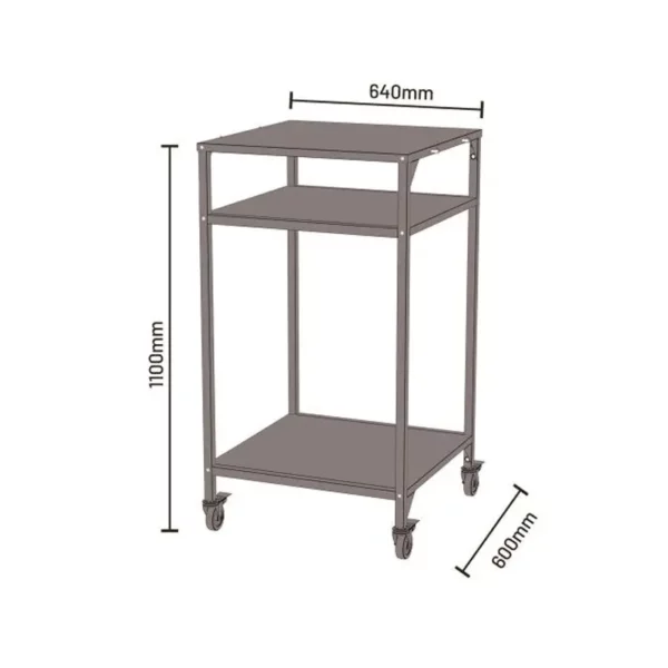Cozze – שולחן חוץ גבוה 110*60 פתוח