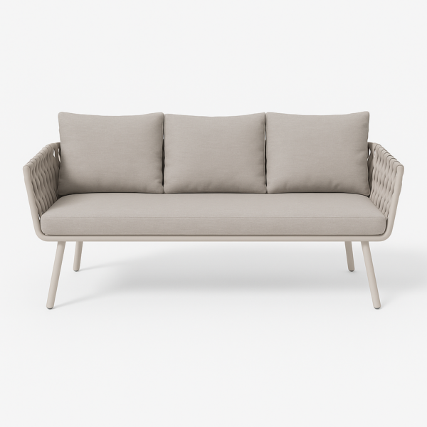 פינת ישיבה יוקרתית מאלומיניום דגם "אוולין"