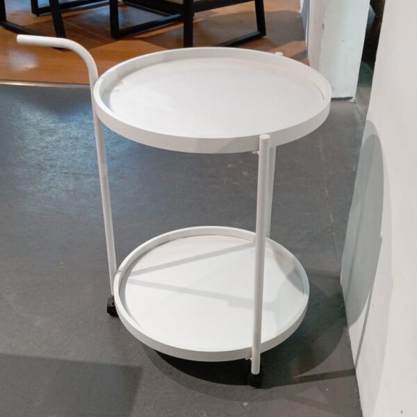 עגלת שירות עגולה מאלומיניום