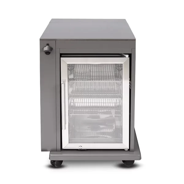 מטבח חוץ מודולרי NAPOLEON ROGUE  (נירוסטה) | גריל גז 3 מבערים + יחידת מקרר + יחידות כיור + יחידת אחסון