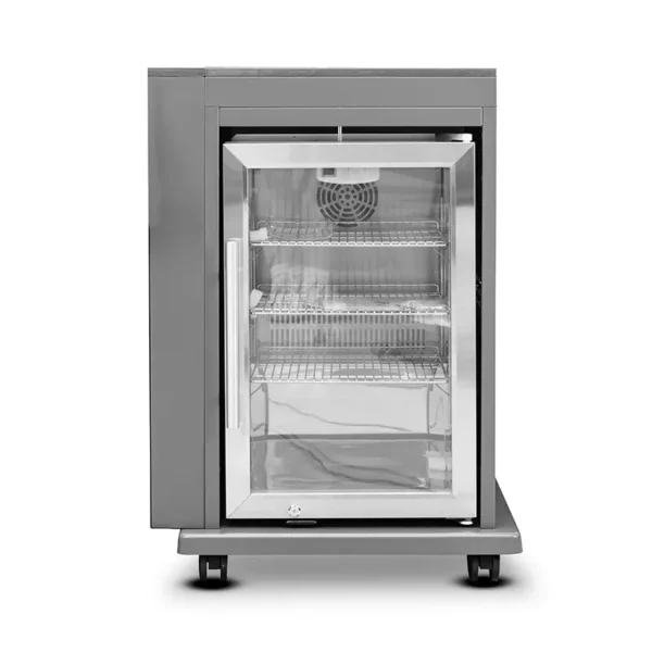 מטבח חוץ מודולרי NAPOLEON ROGUE  (נירוסטה) | גריל גז 3 מבערים + יחידת מקרר + יחידות כיור + יחידת אחסון