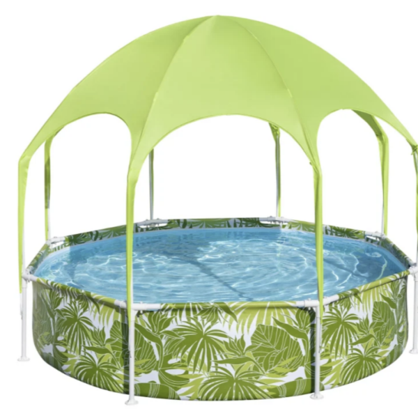 בריכת צינורות עגולה עם גגון 244X51 ס"מ מקט 56432 Bestway