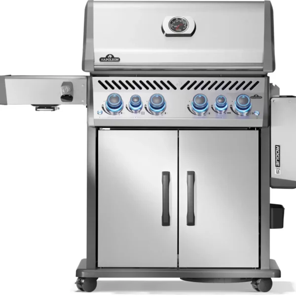 גריל גז Rogue PRO-S 525 RSIB עם כירת צד אינפרא אדום ומבער אחורי – נירוסטה – NAPOLEON