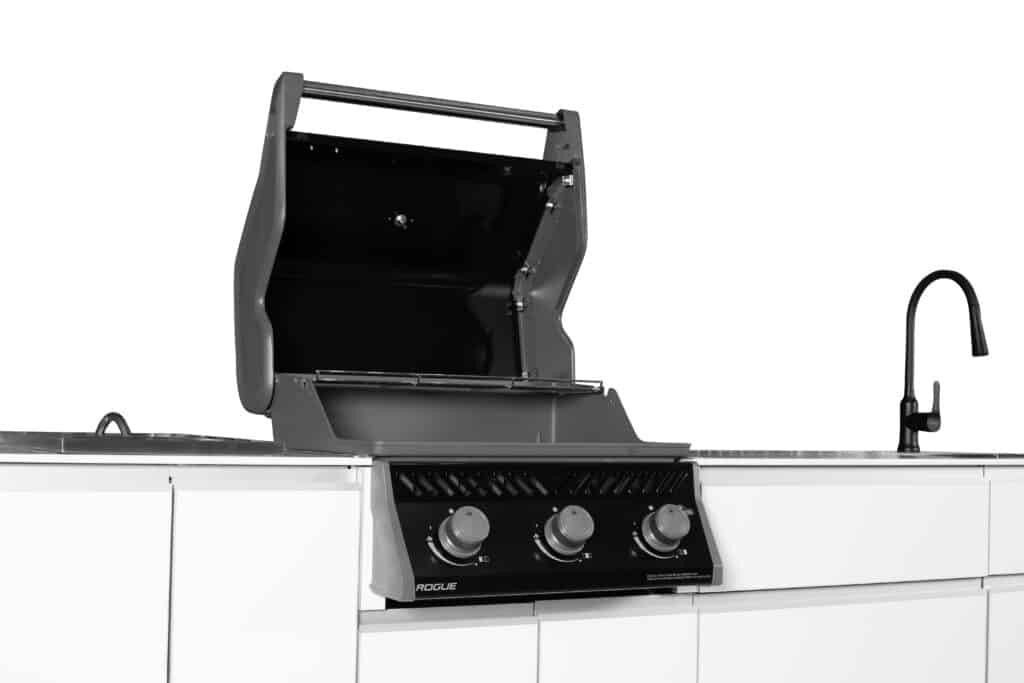 גריל גז ROGUE 425 IL שחור + ערכה לשינוי לגריל Built In – תמונה 9