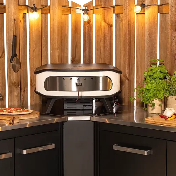 COZZE – טאבון גז 17" עם אבן מסתובבת