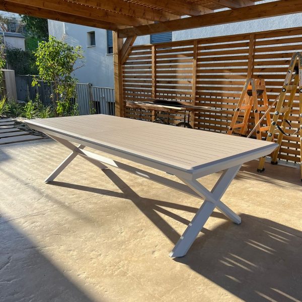 שולחן אלומיניום נפתח ל- 4 מטר רגל איקס דגם "לוקס X"