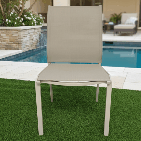 כסא אלומיניום ללא ידיות