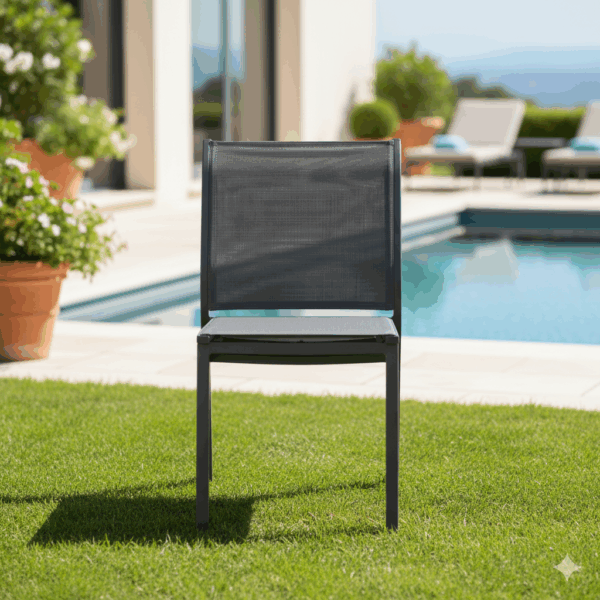 כסא אלומיניום ללא ידיות