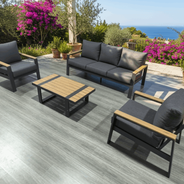 פינת ישיבה תלת מושבית יוקרתית דגם "דובאי"