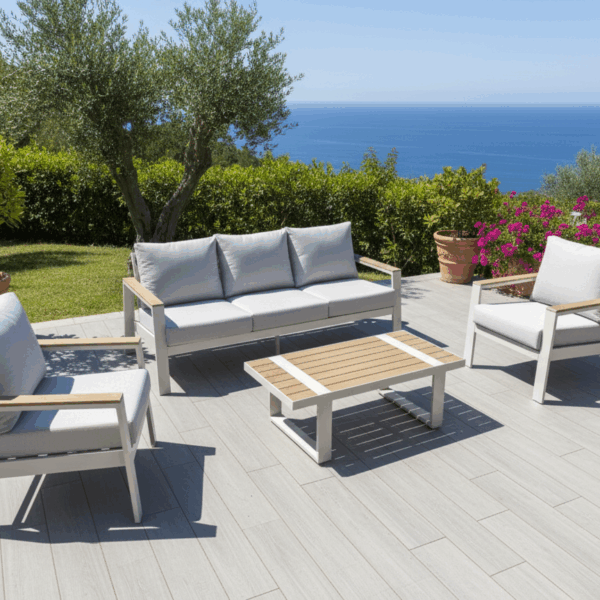 פינת ישיבה תלת מושבית יוקרתית דגם "דובאי"