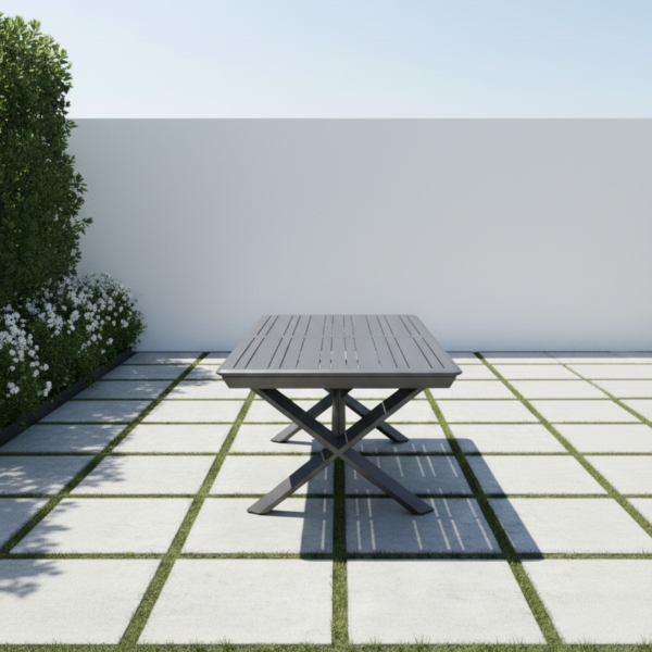 שולחן אלומיניום נפתח ל- 4 מטר רגל איקס דגם "לוקס X"