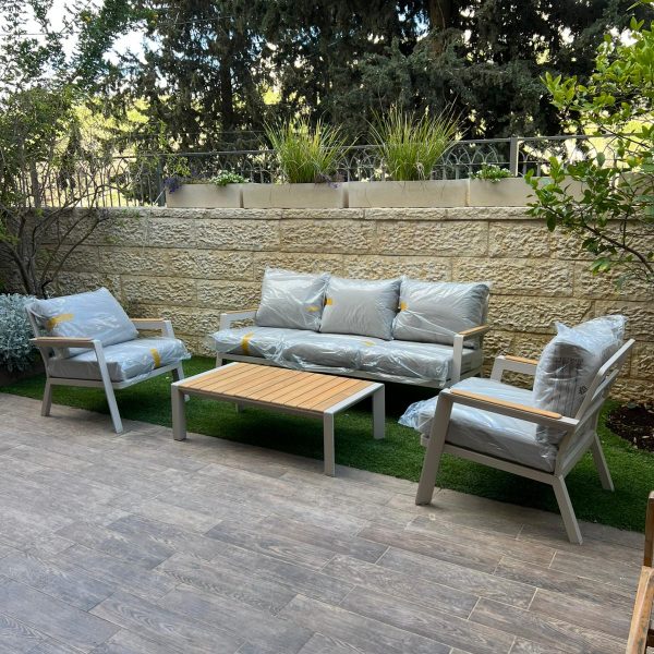 פינת ישיבה תלת מושבית יוקרתית דגם "מנהטן"