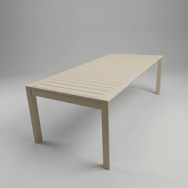 שולחן אלומיניום 104X230X345