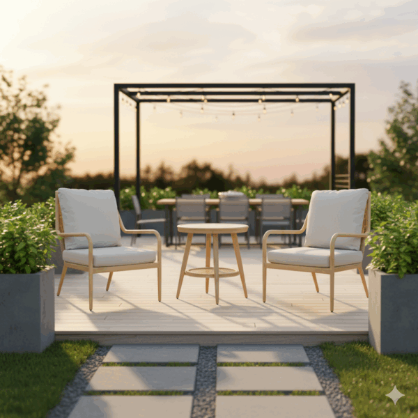 פינת קפה אלומיניום דגם "רוקסי"