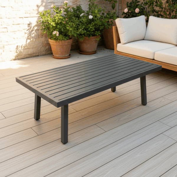 שולחן קפה מאלומיניום דגם סידני