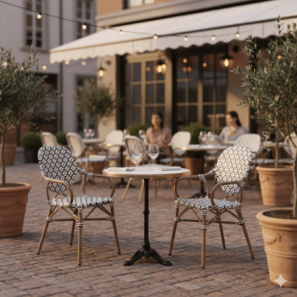 כסא אלומיניום למסעדות דגם "מרטין"